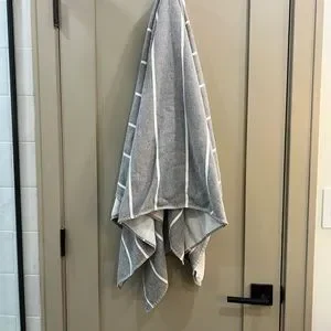 Fouta Stripe Bath Sheet - Thumbnail 3
